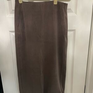 Lululemon Softstreme Brown Pencil Skirt
